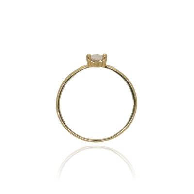 Arany szív gyűrű 49-es méret (P2147S-49)