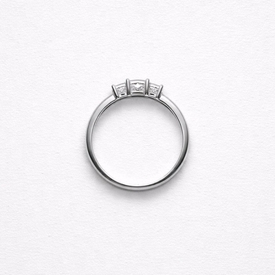 Fehér arany gyűrű 55-ös méret (P2163F-55)