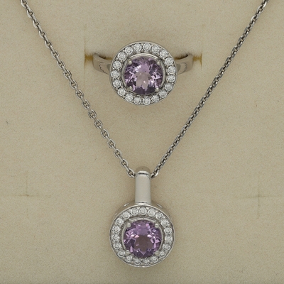 Ezüst nyakék (P2167CAM_2I)