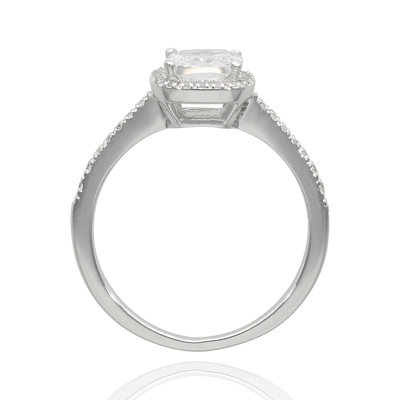 Fehér arany gyűrű 56-os méret (P2201F-56)