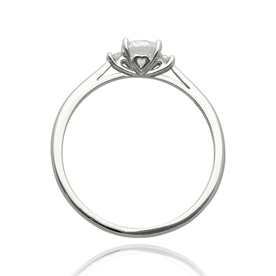 Fehér arany gyűrű 57-es méret (P2236F-57_KT)