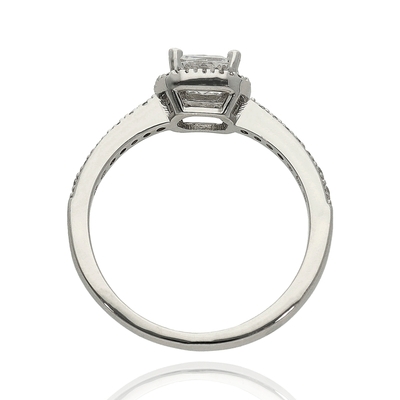 Fehér arany gyűrű 55-ös méret (P2256F-55)