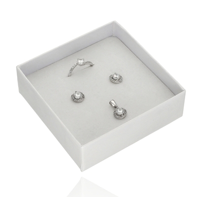 Fehér arany gyűrű 55-ös méret (P2267F-55)