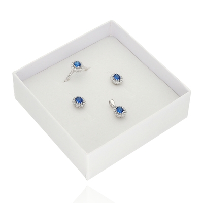 Fehér arany fülbevaló (P2289FF)