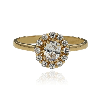 Arany gyűrű 51-es méret (P2289S-51)