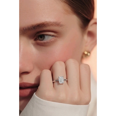 Fehér arany gyűrű 55-ös méret (P2405F-55)