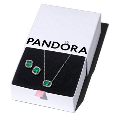Pandora Zöld szögletes glória szett (Pandora Szezonális szett 10)
