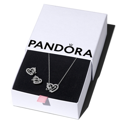 Pandora Szív és pillangó szett (Pandora Szezonális szett 11)