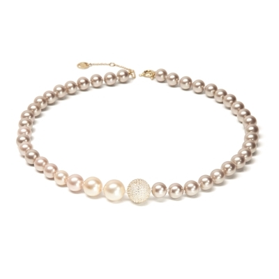 Misaki ezüst nyakék (QCRNENJOYGOLD)