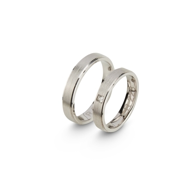 Fehér arany férfi karikagyűrű 62-es méret (R228/62)