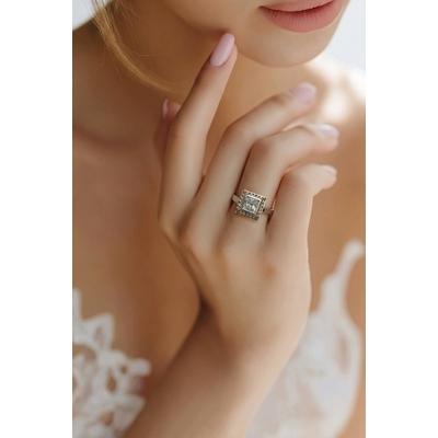 Ezüst gyűrű 54-es méret (R2621CRG)