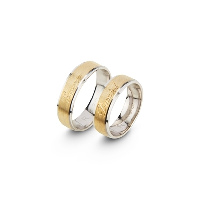 Fehér arany férfi karikagyűrű 62-es méret (R438/62)