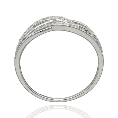 Fehér arany gyűrű 52-es méret (RR46750W12-52)