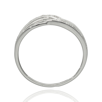 Fehér arany gyűrű 54-es méret (RR46750W14-54)