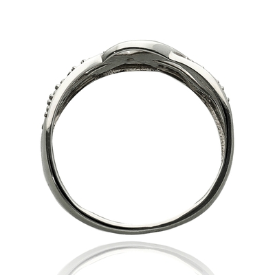 Fehér arany gyűrű 52-es méret (RR46754W12-52)