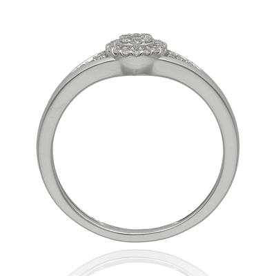 Fehér arany gyűrű 54-es méret (RR55698W15-54)