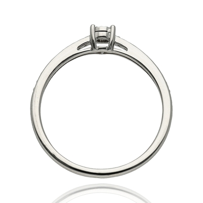 Fehér arany gyűrű 52-es méret (RR796W12-52)