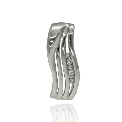 Fehér arany medál (S5375)