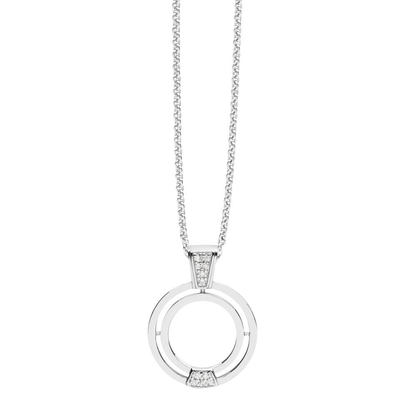 NANA KAY silver trends ezüst kör nyakék (ST1329)