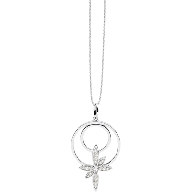 NANA KAY silver trends ezüst levél nyakék (ST1422)