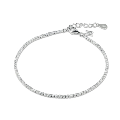 NANA KAY silver trends ezüst tennis karkötő (ST1836)