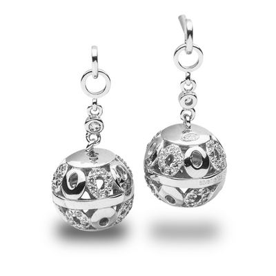 NANA KAY silver trends ezüst angyalhívó fülbevaló (ST1111)