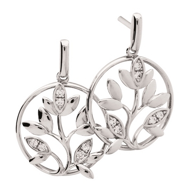 NANA KAY silver trends ezüst életfa fülbevaló (ST1160)