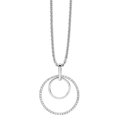 NANA KAY silver trends ezüst kör nyakék (ST1244)