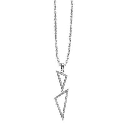 NANA KAY silver trends ezüst háromszög nyakék (ST1266)