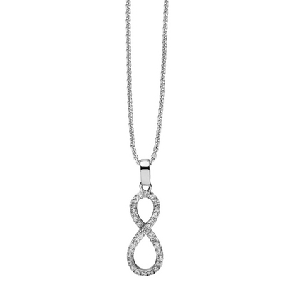 NANA KAY silver trends ezüst végtelen nyakék (ST1278)