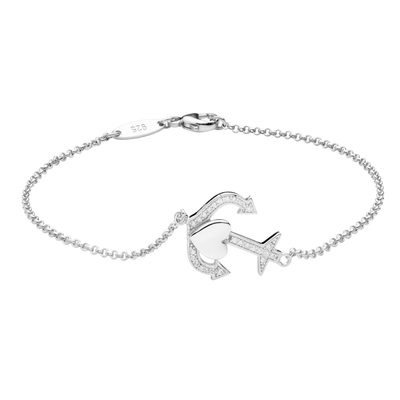 NANA KAY silver trends ezüst horgony karkötő (ST1366)