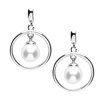 NANA KAY silver trends ezüst gyöngy fülbevaló (ST869)