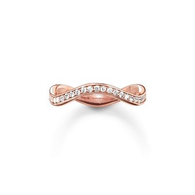 Thomas Sabo Rosé Örökkévalóság gyűrű 56-os méret (TR2010-416-14-56)
