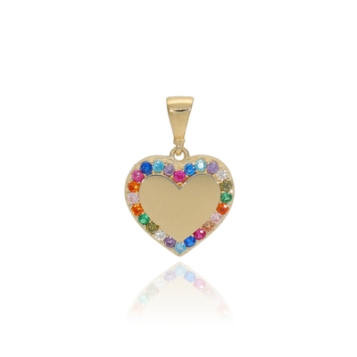 Arany szív medál (UZ-PP1561-01-X_KT)