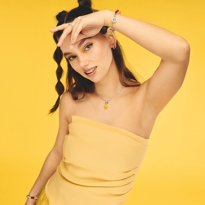 Thomas Sabo x Haribo gumimaci kristályüveg karkötő 19 cm (A2152-017-7-L19)