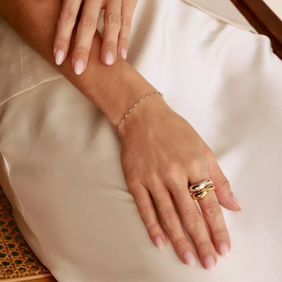 Thomas Sabo Charm Club Connect karkötő 19 cm (A2206-001-21-L19)