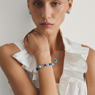 Thomas Sabo szem karkötő 17 cm (A2210-587-7-L17)