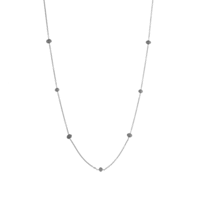 Alisia ezüst Crystal Bead nyaklánc (AL880-Argento-Gri)