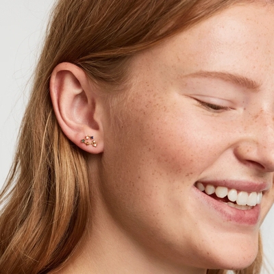 PD Paola Halak csillagkép ezüst fülbevaló (AR01-403-U)