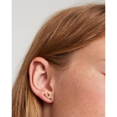 PD Paola Bika csillagkép ezüst fülbevaló (AR01-405-U)