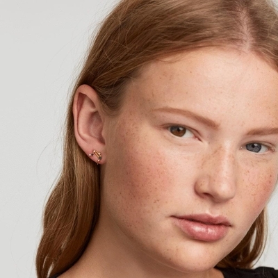 PD Paola Mérleg csillagkép ezüst fülbevaló (AR01-410-U)