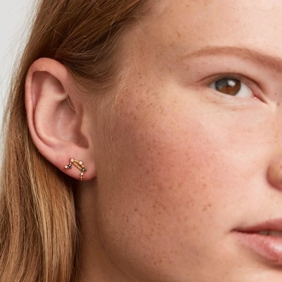 PD Paola Mérleg csillagkép ezüst fülbevaló (AR01-410-U)