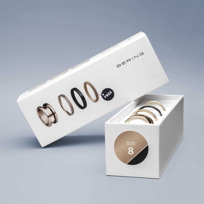 Bering Arctic Symphony gyűrű szett 56-os méret (Arcticnights-8)