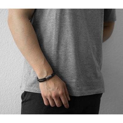 AZE Iron Four String Brown karkötő 21 cm (AZ-BL003-B-210)