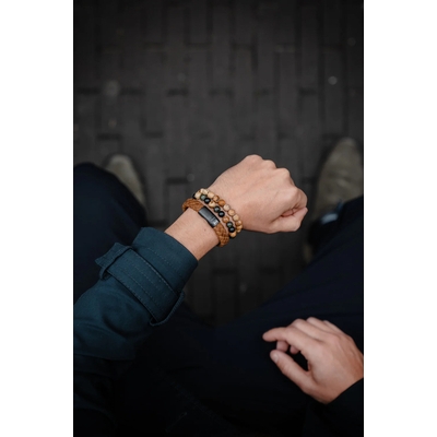 AZE Iron Jack Navy Noyer-on-Black karkötő 21 cm (AZ-BL005-J-210)