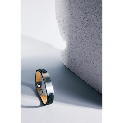 AZE Iron Jamesk Black karkötő 19,5-22,5 cm (AZ-BL016-A-225)