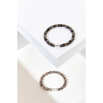 AZE Kinabalu Disc ezüst karkötő 19 cm (AZ-BS621-A-190)