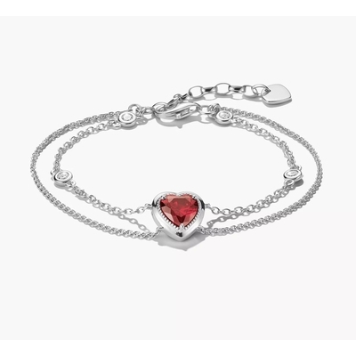 Thomas Sabo szív karkötő 19 cm (A2222-051-10-L19)