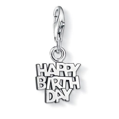 Thomas Sabo Boldog születés napot charm (0883-001-12)