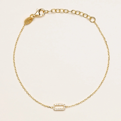 Alisia Rigel ezüst karkötő 18,5 cm (AL3647.01.000)